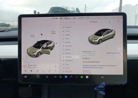 2022 Tesla Model 3 Long Range Dual Motor All-Wheel Drive z USA, uszkodzony, nr VIN 5YJ3E1EB2NF137402